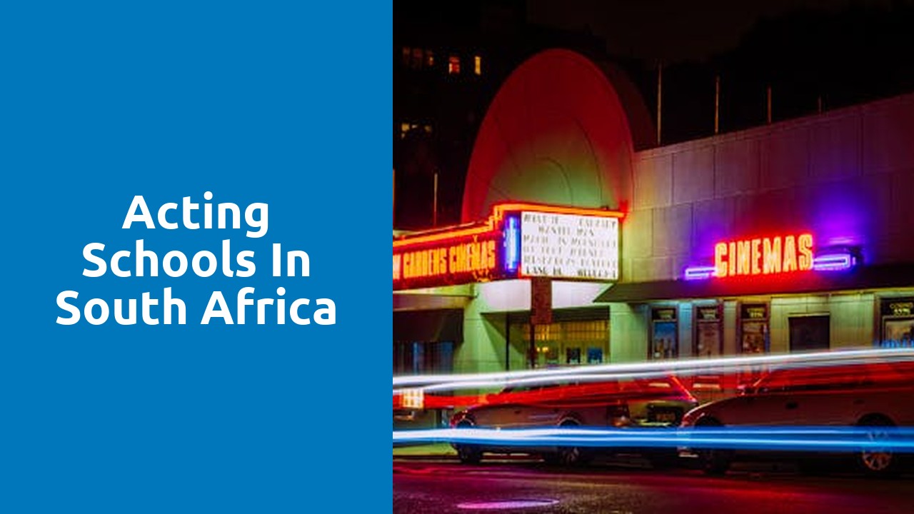 Acting Schools in South Africa